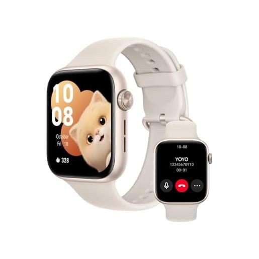 HONOR watch 5 smartwatch, 15 giorni di autonomia, 1.85 amoled display smart watch, 5atm ip68, gps watch, smart watch per android (gold)