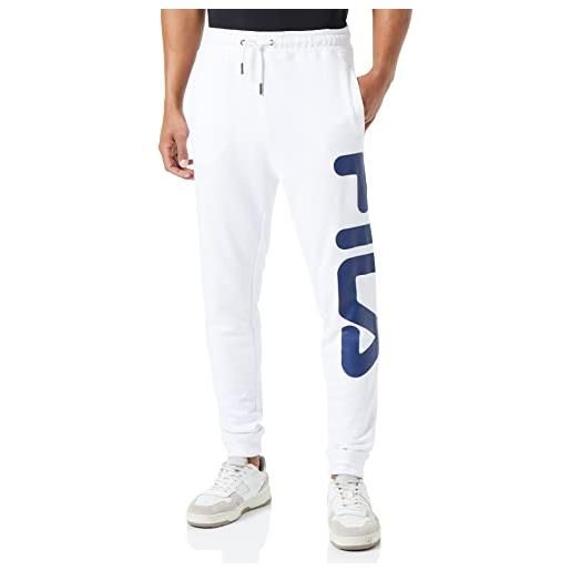 FILA bronte pantaloni eleganti da uomo, bianco, m unisex-adulto