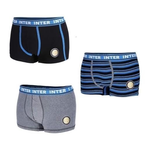 Inter boxer bimbo originale uomo cotone intimo bambino sexy pacco da 6 o 3 boxer ragazzo (3, 14)
