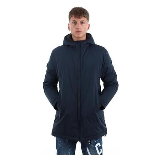 Colmar giacca uomo lunga stretch autunnale 1129 4wx in25 68 blu navy tg. 46