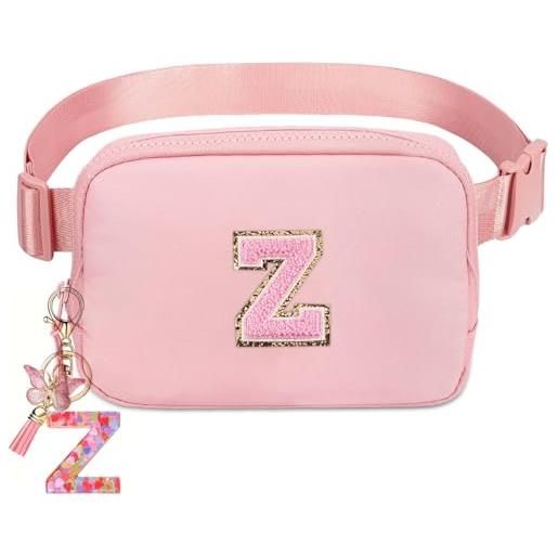 Kejea marsupio a tracolla per ragazze e donne - marsupio per ragazze età 8-12 adolescenti regali di compleanno piccoli marsupio alla moda per bambini, rosa, z
