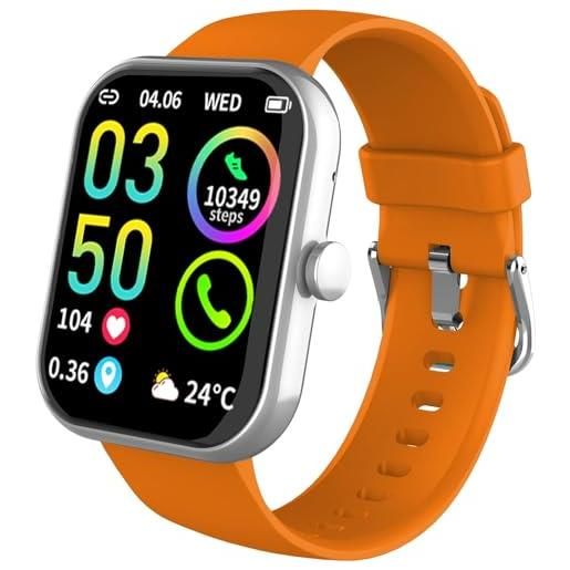 Jugeman smartwatch pressione sanguigna con polsino pompa ad aria, impermeabile, multimodalità sportive orologio smart fitness tracker