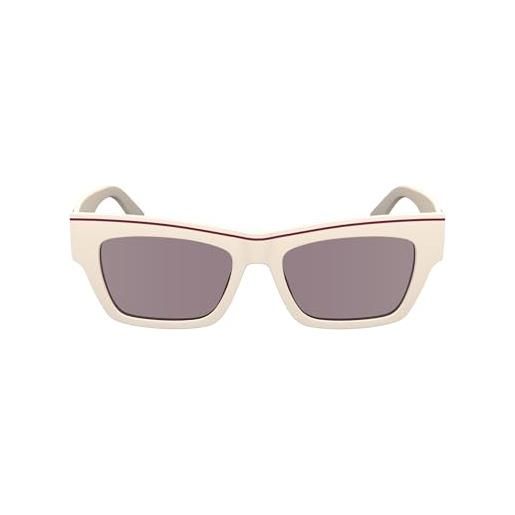 Calvin Klein jeans unisex adult sunglasses ckj24602s - blush with solid rose lens