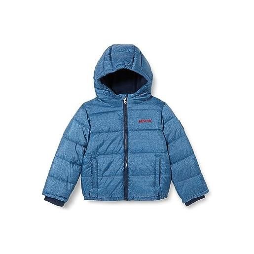 Levi's kids lvb core aop puffer, vestito blues. , 5 anni