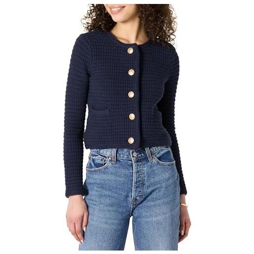 Amazon Essentials cardigan da donna, vestibilità regolare, peso medio, blu navy, xxl