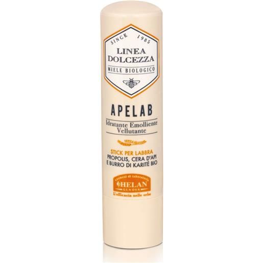 Helan Cosmesi helan dolcezza - apelab stick per labbra idratante emolliente vellutante, 4.5ml