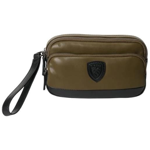 Blauer pochette in ecopelle uomo military green