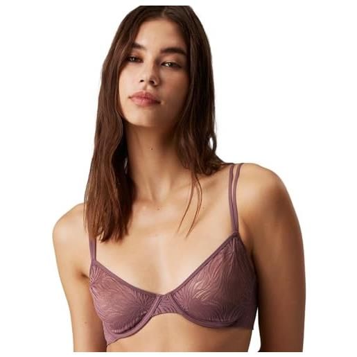 Calvin Klein donna reggiseno a mezza coppa unlined elasticizzato, rosa (keepsake rose), 3d