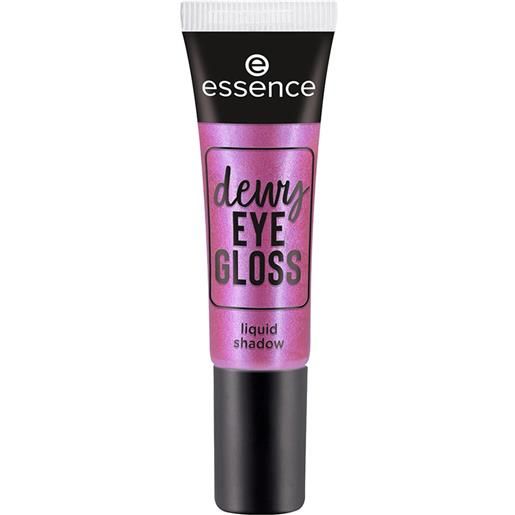 Essence dewy eye gloss liquid shadow 02 galaxy gleam ombretto lucido multiuso naturale 8 ml fluido