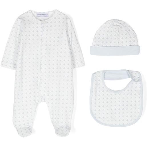 Emporio Armani Kids pigiama con stampa - bianco
