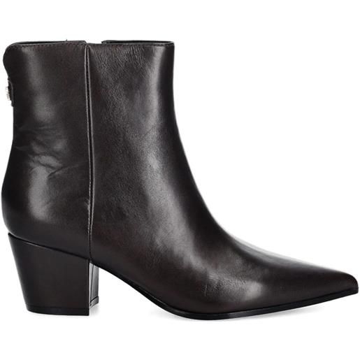 GUESS USA stivaletti halisa in pelle 5mm - marrone