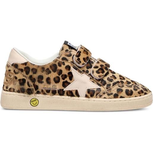 Golden Goose Kids sneakers ball star - marrone