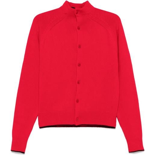Jacquemus cardigan in cashmere - rosso