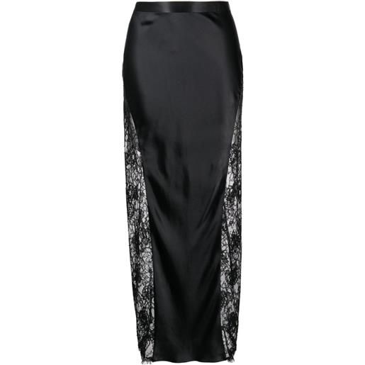 Fleur Du Mal gonna lunga in pizzo - nero