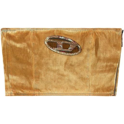 Diesel top de-villess-fsf - marrone