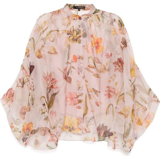 Biyan blusa a maniche lunghe - rosa