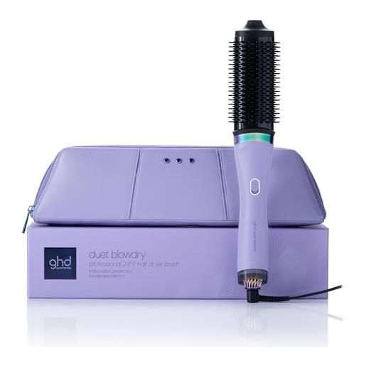 ghd duet blowdry futurescape -spazzola asciugacapelli bianca - da bagnato a asciutto senza danni da calore, 3x più volume, risultati a lunga durata fino a 24 ore - per tutti i tipi di capelli