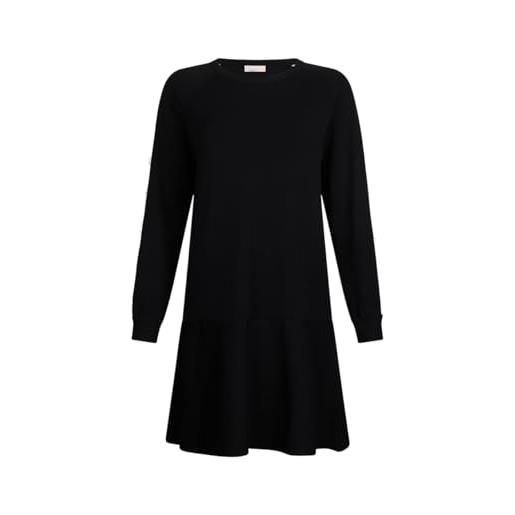 Liu Jo abito donna in maglia tf5288 (it, testo, m, regular, regular, nero)