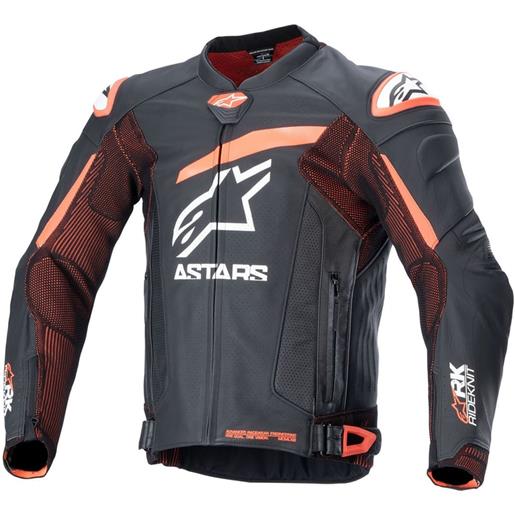 ALPINESTARS - giacca ALPINESTARS - giacca gp plus r v4 rideknit nero / rosso fluo / bianco