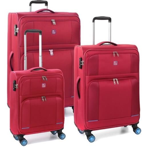 MODO by Roncato star 2.0 4 ruote set di valigie 3 pezzi rosso