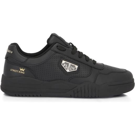 Philipp Plein sneakers con placca logo - nero