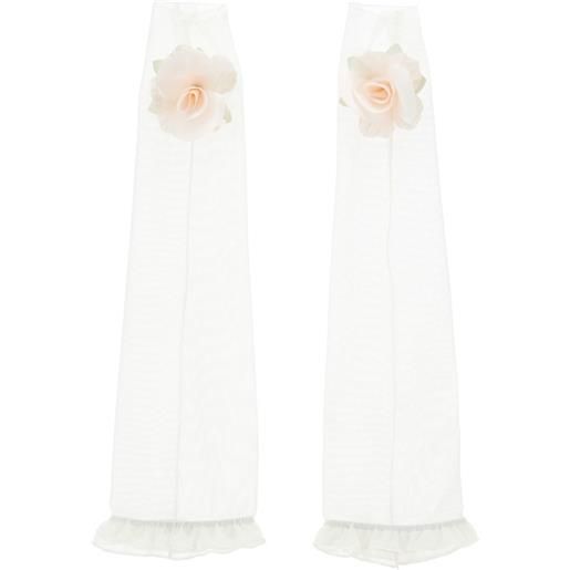 Monnalisa guanti tulle con roselline