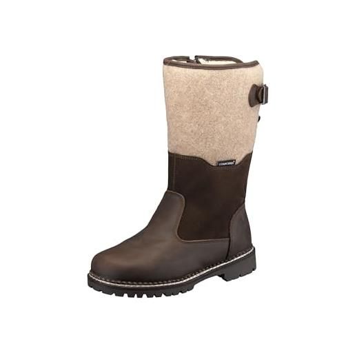 Brütting carezza, stivali da neve unisex-adulto, marrone, 43 eu