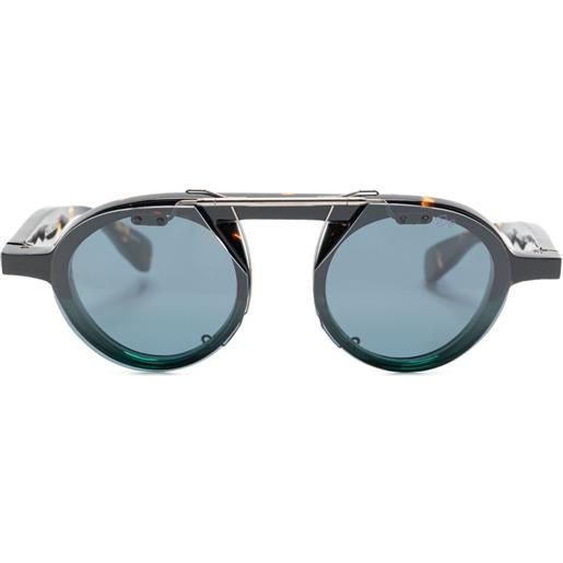 Factory900 occhiali da sole con lenti a clip - argento