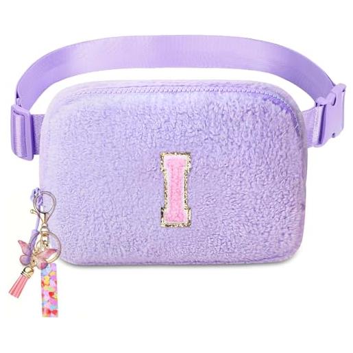 Kejea marsupio a tracolla per ragazze e donne - marsupio per ragazze età 8-12 adolescenti regali di compleanno piccoli marsupio alla moda per bambini, viola, i