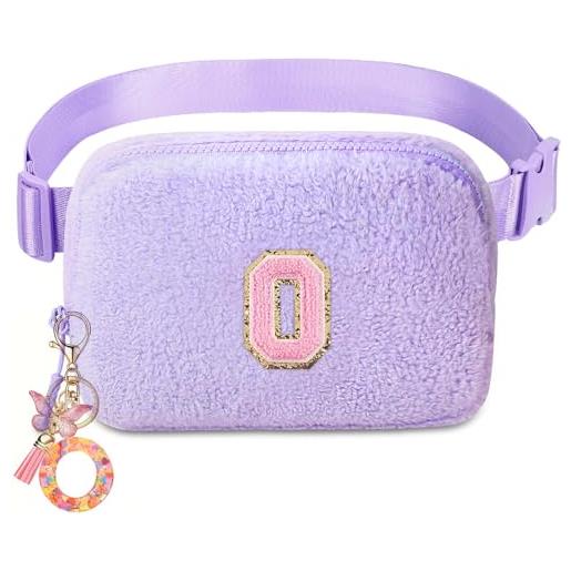 Kejea marsupio a tracolla per ragazze e donne - marsupio per ragazze età 8-12 adolescenti regali di compleanno piccoli marsupio alla moda per bambini, viola, o