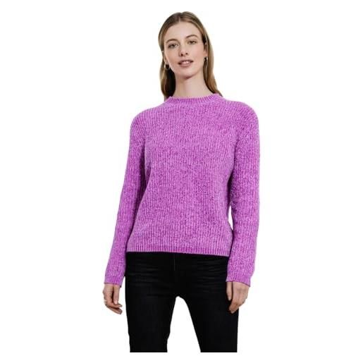 Street One Studio 3015631 maglione in ciniglia, rosa floreale, 48 donna