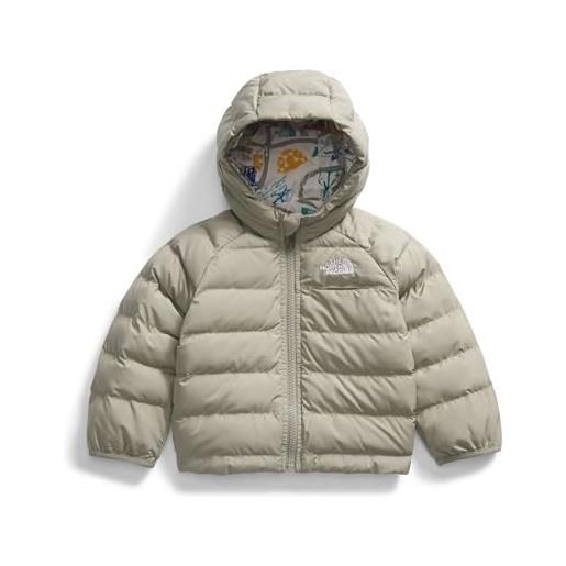 The North Face reversible perrito hooded giacca per bimbi clay grey 6 mesi
