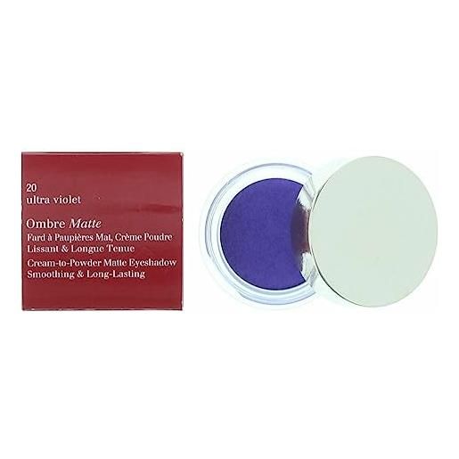 Clarins ombre matte eye shadow 20 ultra violet 7g - eu/uk - eu/uk