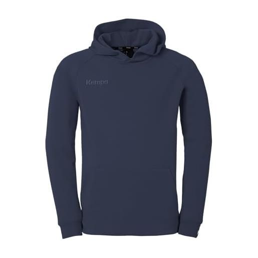 Kempa stmnt hoodie felpa con cappuccio, blu marino, xl uomo