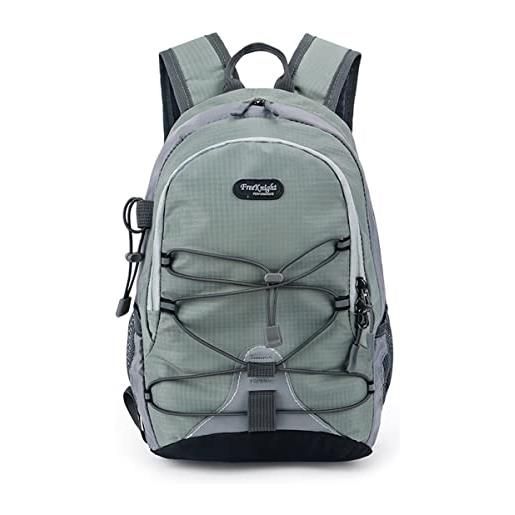 AUXDIQ 10l zaino ultraleggero zaino uomo donna zainetto piccolo hiking viaggio trekking sportivo grigio