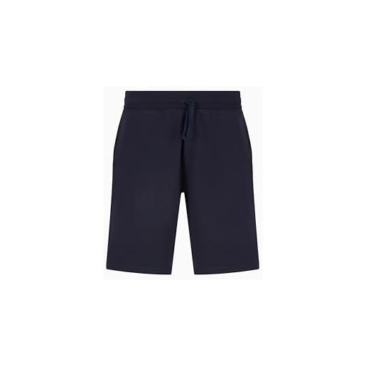 Emporio armani bermuda short pantaloni della tuta, armani blu, s uomo