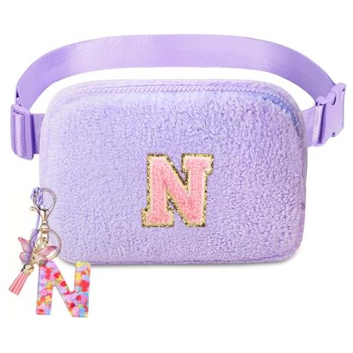 Kejea marsupio a tracolla per ragazze e donne - marsupio per ragazze età 8-12 adolescenti regali di compleanno piccoli marsupio alla moda per bambini, viola, n
