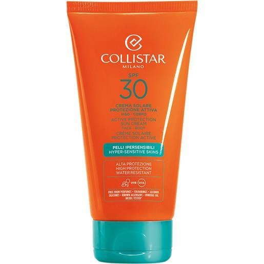 Collistar crema solare protezione attiva spf30 150ml - crema solare corpo alta prot. 