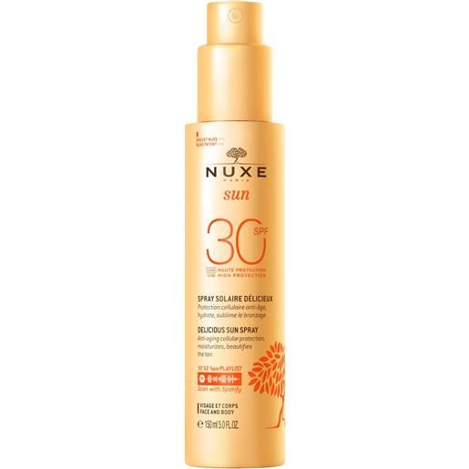 Nuxe latte solare spray viso e corpo spf30 150ml - spray solare corpo alta prot. 