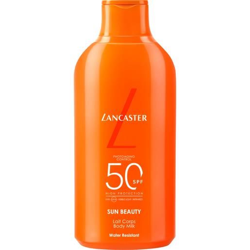Lancaster body milk spf50 400ml - latte solare corpo alta prot. 