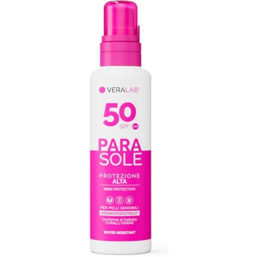 Veralab parasole 50 latte solare spray - spf50 200ml - latte solare corpo alta prot. 