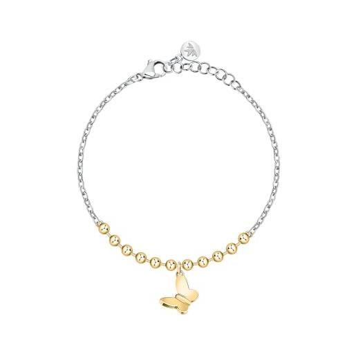 Morellato bracciale acciaio donna collezione talismani - saun35, lega di acciaio