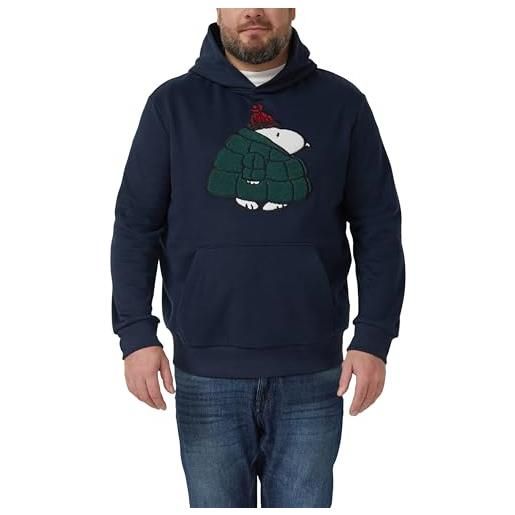 s.Oliver big size 2176648 felpa con cappuccio e snoopy artwork, 59d1, 6xl uomo