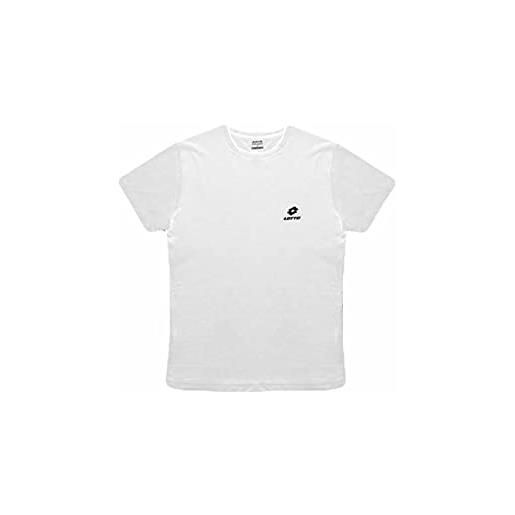 LOTTO homewear lotto 1 o 2 maglia uomo mezza manica con logo art la 1100