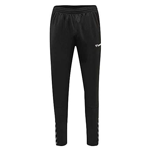 hummel hmlauthentic kids training pant color: black/white_talla: 164