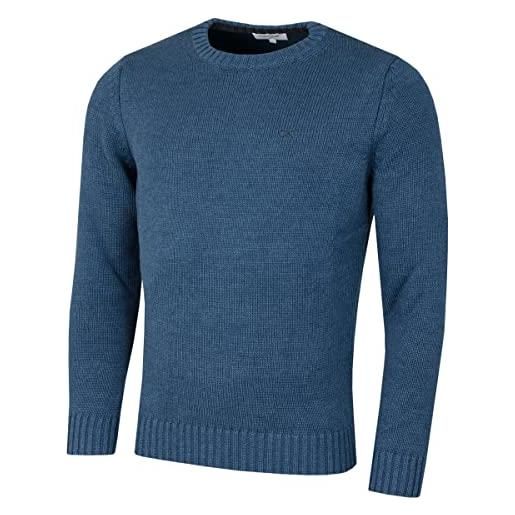 Calvin Klein 2025 maglione golf uomo durevole e girocollo - denim marl - m