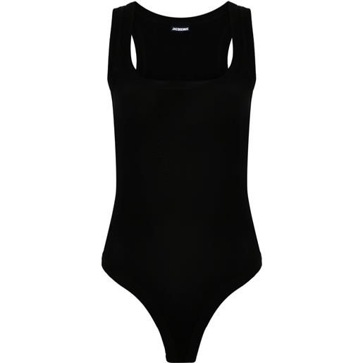 Jacquemus body gros grain - nero