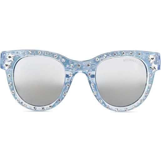 Monnalisa occhiali da sole con decorazione - blu
