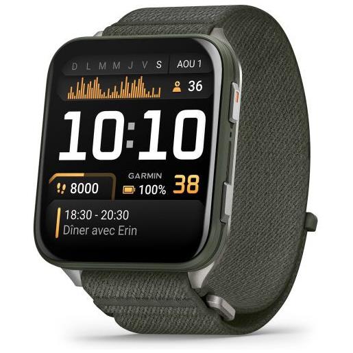 GARMIN orologio smartwatch venu x1 verde moss titanium