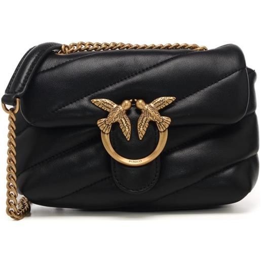 Pinko love bag baby puff maxi quilt nero